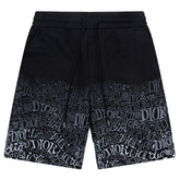 DIOR Classic Letter LOGO Print Shorts Oversize