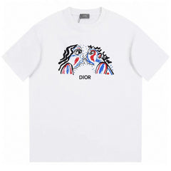 Dior Classic Letter Print T-Shirt Oversize
