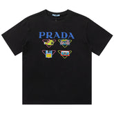 PRADA Printed Logo T-Shirt Oversized Fit
