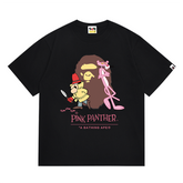 BAPE X Pink Panther Ape Head Tee