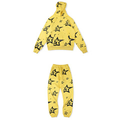 Sp5der Double Layer 5 Star Zip Hoodie