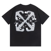 Off White Arrow Logo Pattern T-Shirts