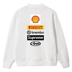 Supreme x Ducati Logo Crewneck Sweatshirts