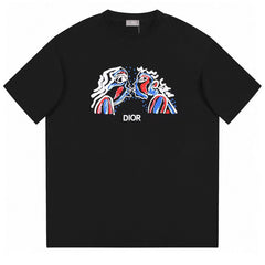 Dior Classic Letter Print T-Shirt Oversize