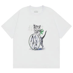 Maison Margiela Digital Printed Logo T-Shirts