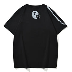 BAPExJoshua Vides Ape Head Tee White/Black