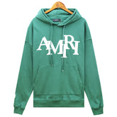 AMlRl Logo-Applique Cotton Hoodies