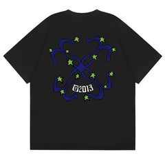 Off White Alien Pattern T-Shirts
