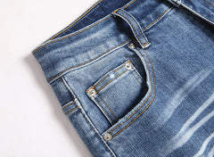 Amiri Logo Denim Shorts #2019