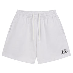 Balenciaga Logo Embroidered Knit Shorts