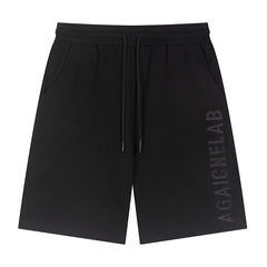 Balenciaga Logo Printed Knit Shorts