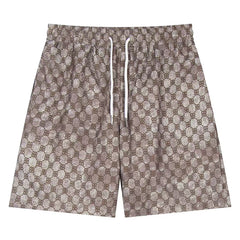 Balenciaga Logo Printed Knit Shorts