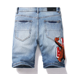 AMIRI Varsity Denim Shorts #2009