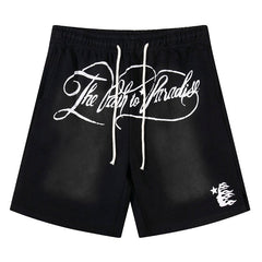Hellstar Logo Printed Shorts