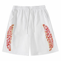 Balenciaga Logo Printed Knit Shorts