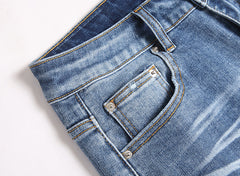 Amiri Logo Denim Shorts #2018