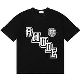 RHUDE Collegiate Crest Printed T-Shirt