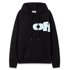 Off-White Kids Type Graphic Cotton Hoodie