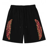 Balenciaga Logo Printed Knit Shorts