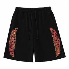 Balenciaga Logo Printed Knit Shorts