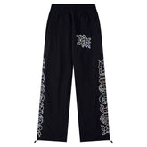 MIXED EMOTION Colored Rhinestones Pants