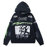 Hellstar Meteor Pattern Sport Hoodie