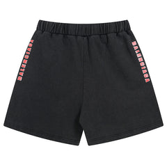 Balenciaga Logo Printed Knit Shorts