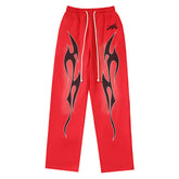 Hellstar Studios Logo Red Flame Sweatpant
