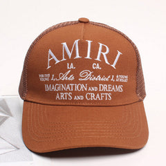 AMIRI Logo Trucker Caps