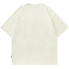 MODP TKPA Street preppy print distressed T-shirt