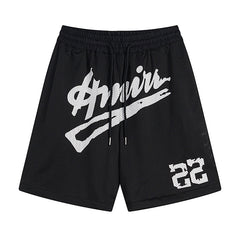 AMIRI Logo Mesh Printed Short