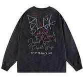 MODP SMKLIFE Letter Printing Sweatshirts