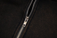 Gallery Dept Classic letter print hoodie half zip Hoodie