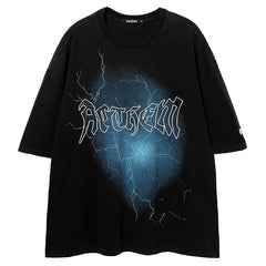 MODP TIFO Letter Print T-Shirts