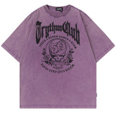 MODP TKPA Street preppy print distressed T-shirt