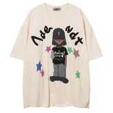 MODP TIFO Letter Print T-Shirts