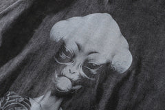 MODP TKPA Street preppy print distressed T-shirt