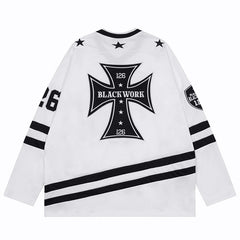 MODP SMKLIFE Letter Printing Sweatshirts