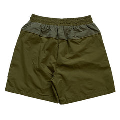 RHUDE Colorblock Embroidered Letters Shorts