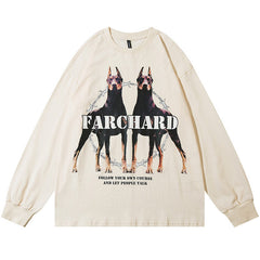 MODP SMKLIFE Doberman Pinscher Print Sweatshirts