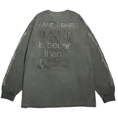 MODP Skeleton heart print Sweatshirts