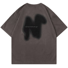 MODP TIFO Letter Print T-Shirts