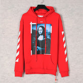 Off-White Mona Lisa Frame Pattern Hoodies