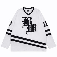 MODP SMKLIFE Letter Printing Sweatshirts