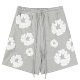 Denim Tears Cotton Wreath Sweat Shorts Grey