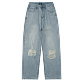 MIXED EMOTION Rhinestones Jeans