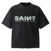 Saint Michael Logo Printed T-Shirt