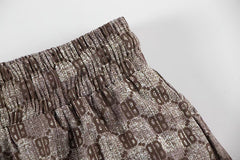 Balenciaga Logo Printed Knit Shorts