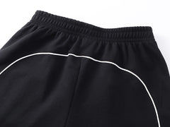 Balenciaga Logo Embroidered Knit Shorts