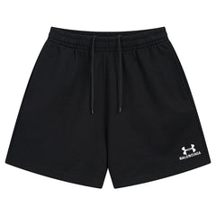Balenciaga Logo Embroidered Knit Shorts
